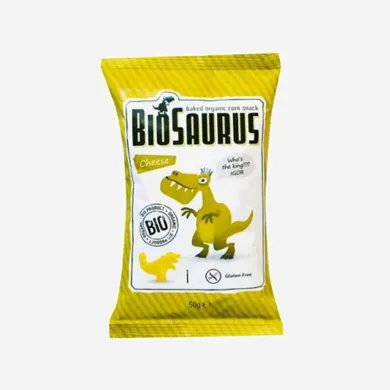 Biosaurus Kukuričné chrumky so syrom 50 g