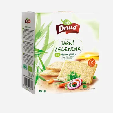 Jarná zelenina krehké plátky BIO 100 g