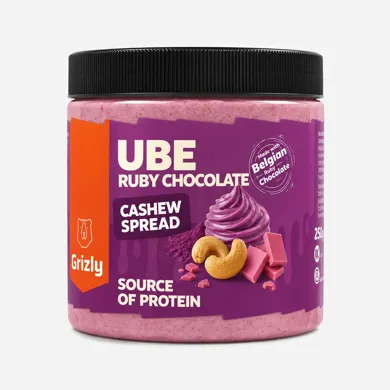 Kešu krém UBE & Ruby Chocolate 250 g