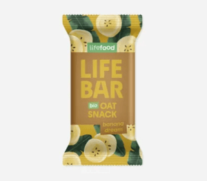 Lifebar Oat snack banánový BIO 40 g