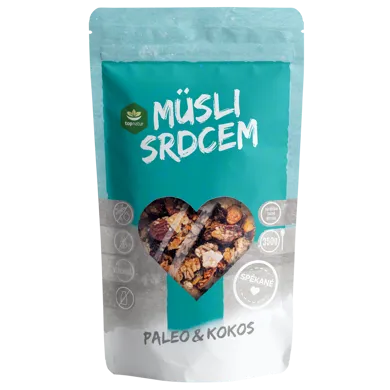 Müsli srdcem Paleo a Kokos 350g 350 g