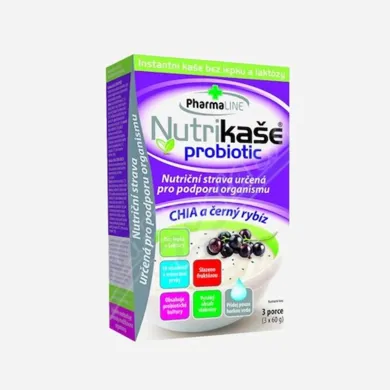 Nutrikaše Probiotic Chia a čierne ríbezle 180 g