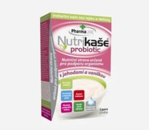 Nutrikaše Probiotic s jahodou a vanilkou 180 g