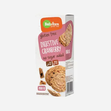 Ovsené sušienky s brusnicami bez lepku 150 g
