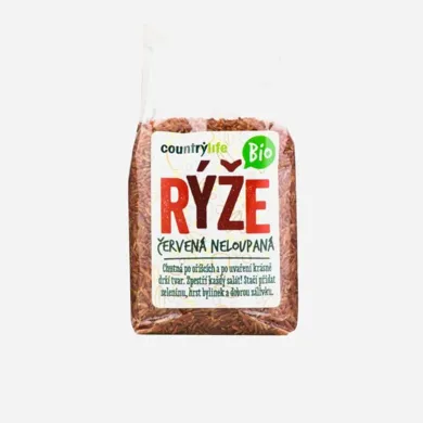 Ryža červená natural dlouhozrnná BIO 500 g