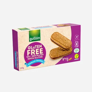 Sušienky bez lepku plnené čokoládovým krémom 225 g