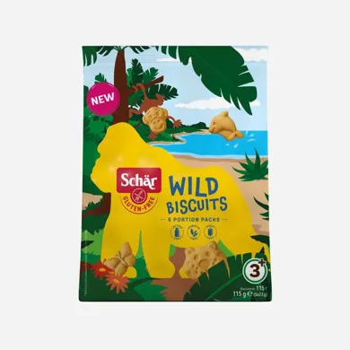 WILD BISCUITS bezlepkové 115 g