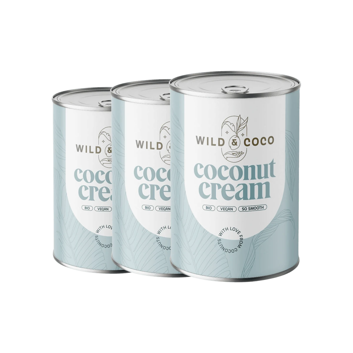 Wild & Coco BIO Coconut Milk (22%) 3 x 400 ml BIO kokosové mlieko s 22 % tuku