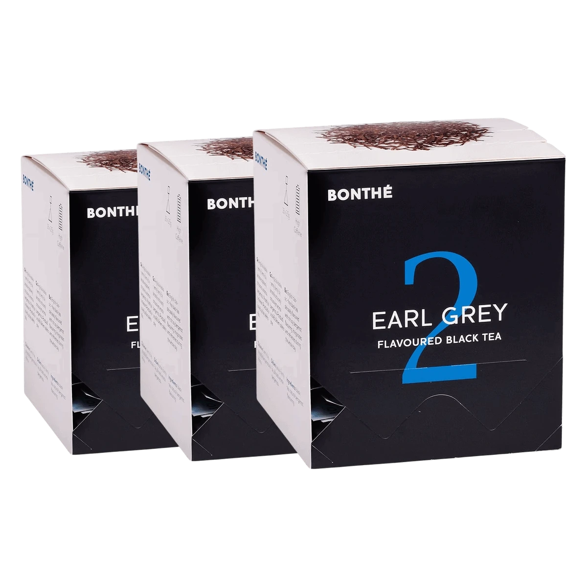 BONTHÉ Earl Grey 3 x 16 x 2,5 g Čierny čaj Earl Grey s jemnou arómou bergamotu je ideálny na osvieženie a povzbudenie počas dňa