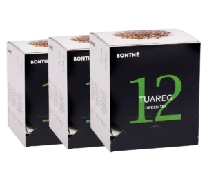 BONTHÉ Tuareg 3 x 16 x 2,5 g Mätový čaj zo zeleného čaju Gunpowder a nana mäty, ktorý osvieži a povzbudí