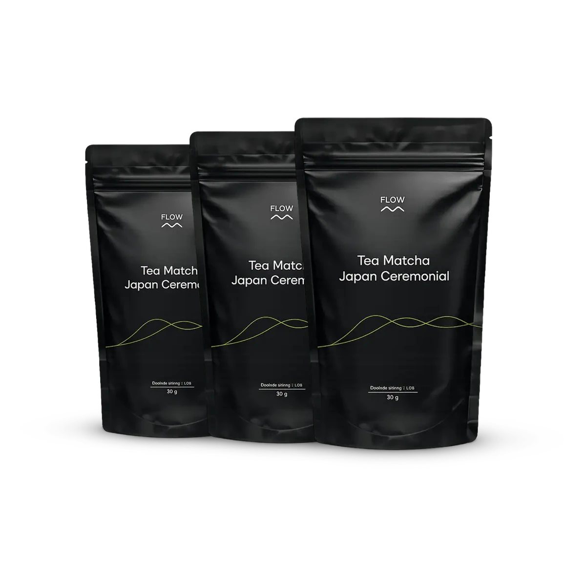 Flow Tea Matcha Japan Ceremonial 3 x 100 g Tradičná japonská matcha ceremonial grade s L-teanínom pre pokojné sústredenie a čistú energiu