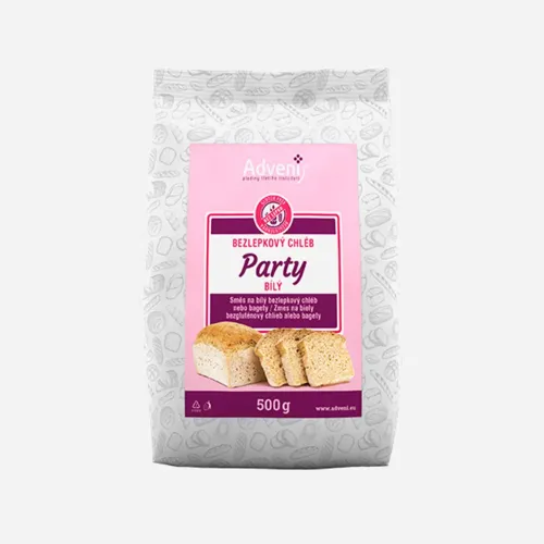 Bezlepkový chlieb Party biely 500 g
