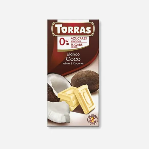 Biela čokoláda s kokosom 75 g