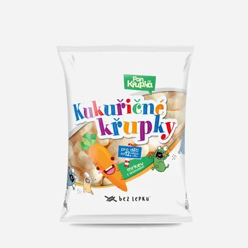 Chrumky kukuričné mrkva a ananás 40 g