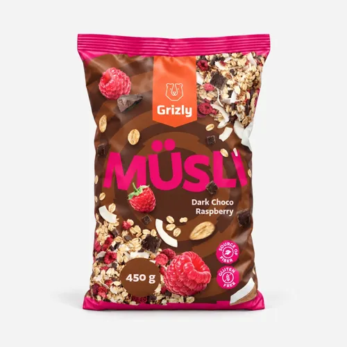 Müsli sypané horká čokoláda & malina 450 g