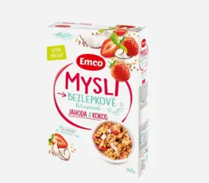 Mysli bezlepkové jahoda a kokos 340 g