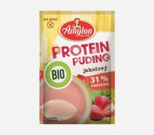 Protein puding jahodový bez lepku BIO 45 g